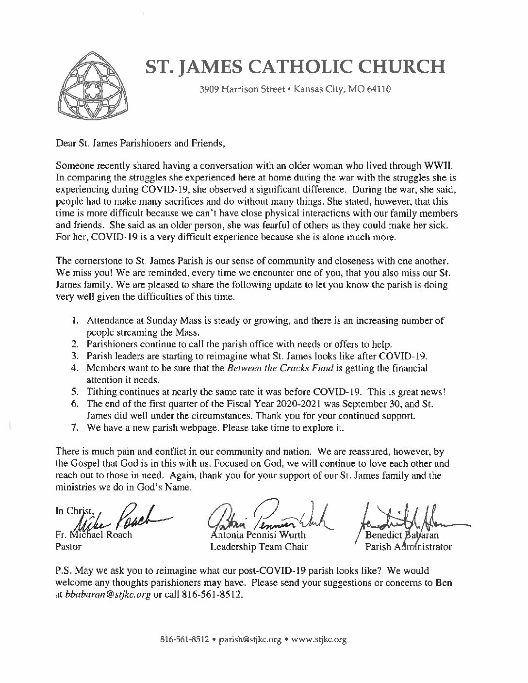 Fiscal Quarter Update